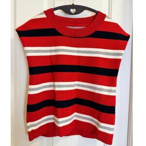 Maeve Anthropologie Sleeveless Striped Knit Top XS
